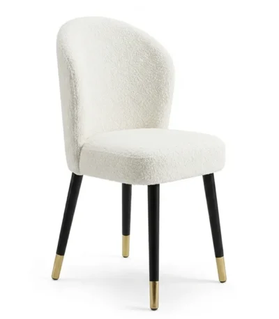 Chic Bouclé Dining Chair - FF-008