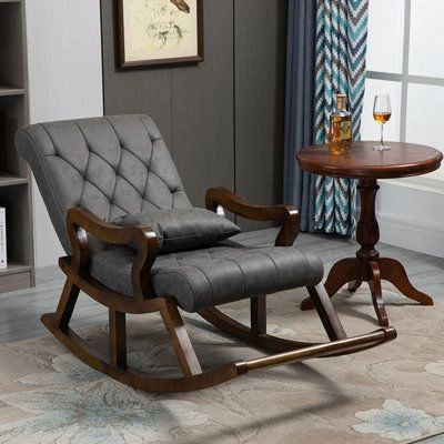 Modern Solid Wood Rocking Chair - FF-RC0010