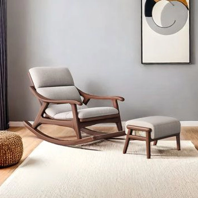 Premium Solid Wood Rocking Chair - FF-RC0013