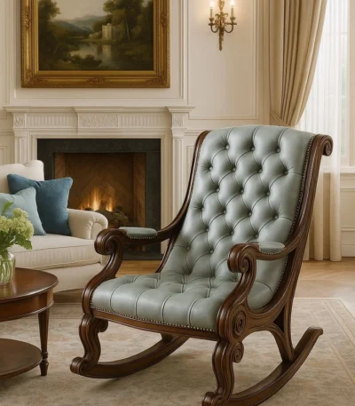 Premium Solid Wood Rocking Chair – FF-RC0023