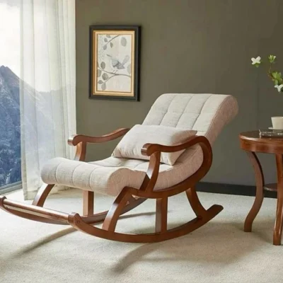 Premium Solid Wood Rocking Chair - FF-RC009