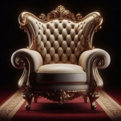 Victorian Grandeur Single Sofa Chair