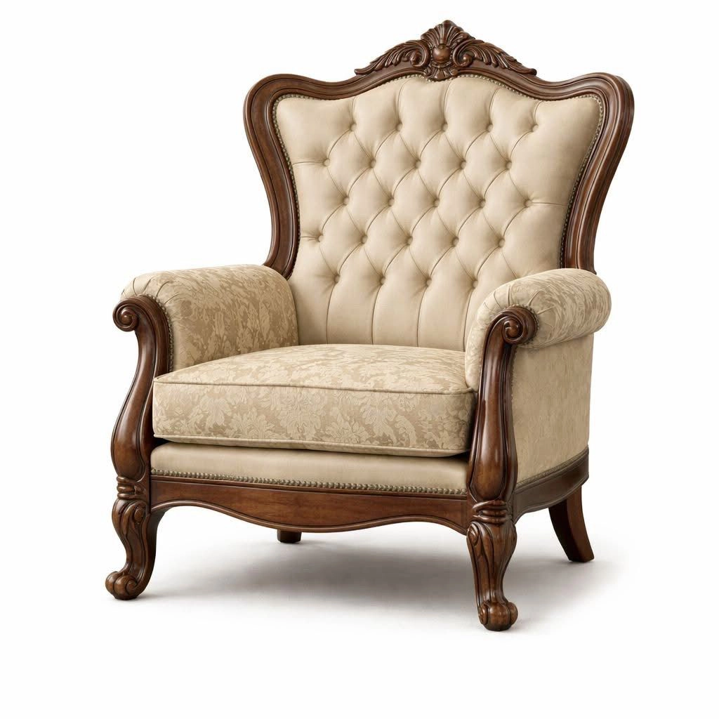 Victorian Grandeur Single Sofa Chair - FF-SS0011
