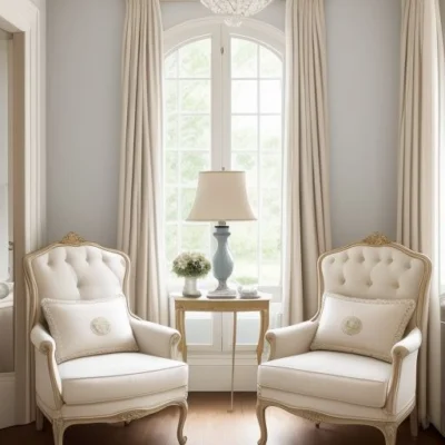 Victorian Style Single Wooden Sofa - FF-SS0025