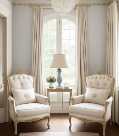 Victorian Style Single Wooden Sofa - FF-SS0025