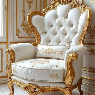 Victorian Style Single Wooden Sofa – FF-SS0029