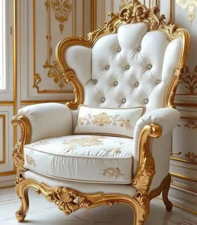 Victorian Style Single Wooden Sofa – FF-SS0029