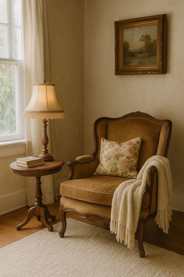 Victorian Style Wooden Single Sofa – FF-SS0032 Victorian Style Wooden Single Sofa – FF-SS0032