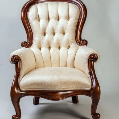 Victorian Style Single Wooden Sofa – FF-SS0033