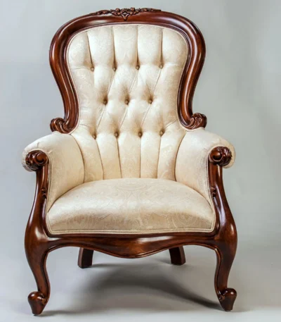 Victorian Style Single Wooden Sofa – FF-SS0033