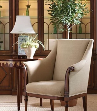 Victorian Style Wooden Single Sofa – FF-SS0042