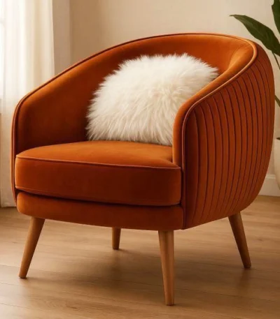 Victorian Style Wooden Single Sofa – FF-SS0050