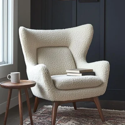 Victorian Style Wooden Single Sofa – FF-SS0047