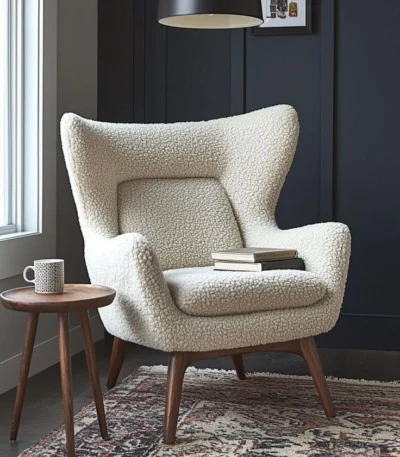 Victorian Style Wooden Single Sofa – FF-SS0047