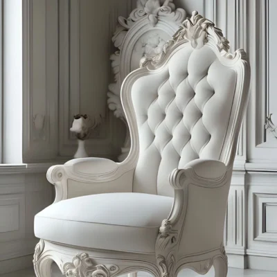 Victorian Style Wooden Single Sofa – FF-SS0049