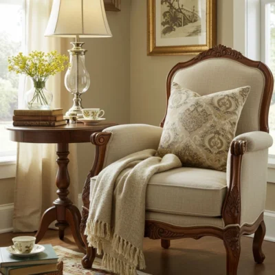 Victorian Grandeur Single Sofa Chair - FF-SS005