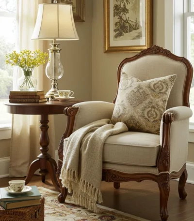 Victorian Grandeur Single Sofa Chair - FF-SS005