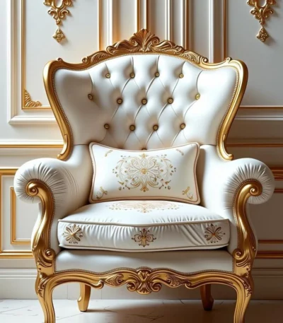 Victorian Style Wooden Single Sofa – FF-SS0050