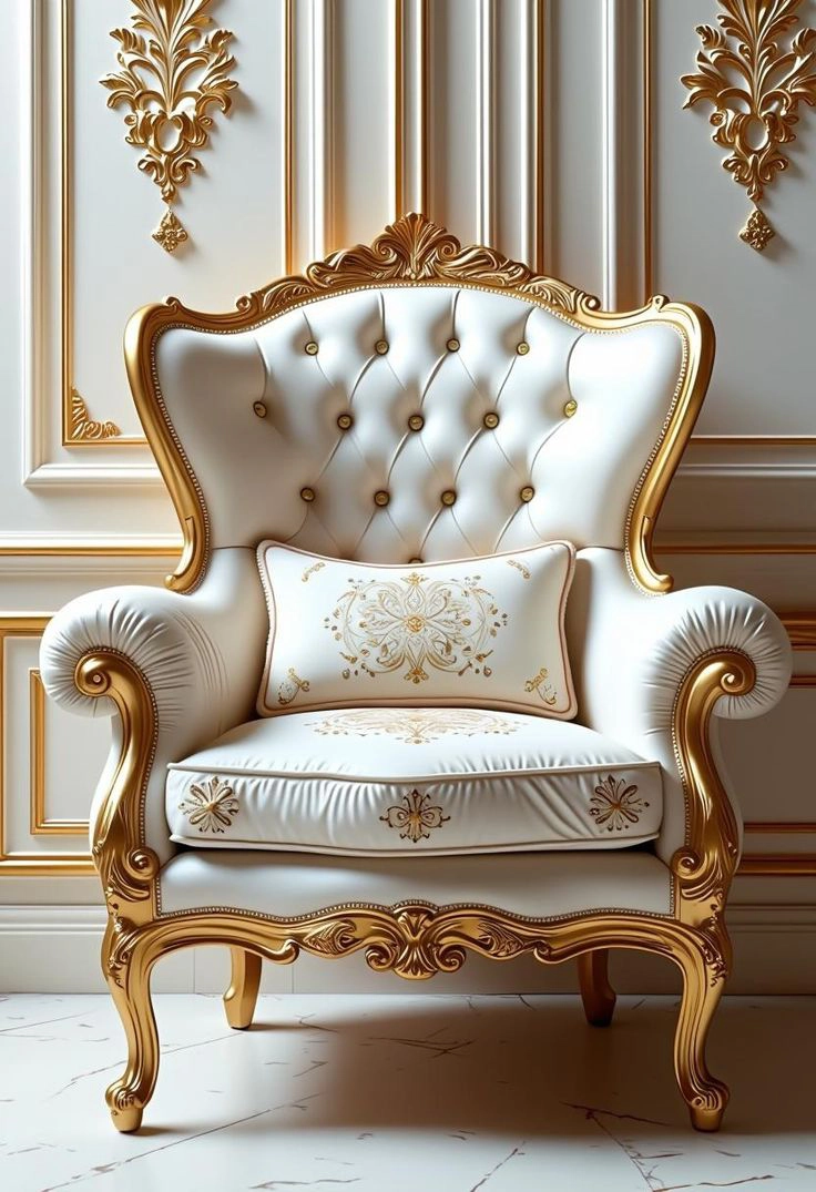 Victorian Style Wooden Single Sofa – FF-SS0050 Victorian Style Wooden Single Sofa – FF-SS0050