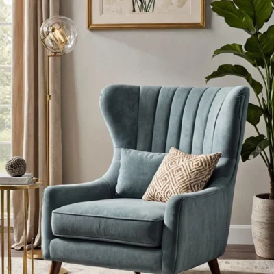 Elegant Style Wooden Single Sofa – FF-SS0055