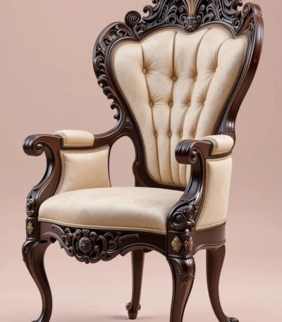 Victorian Grandeur Single Sofa Chair - FF-SS006