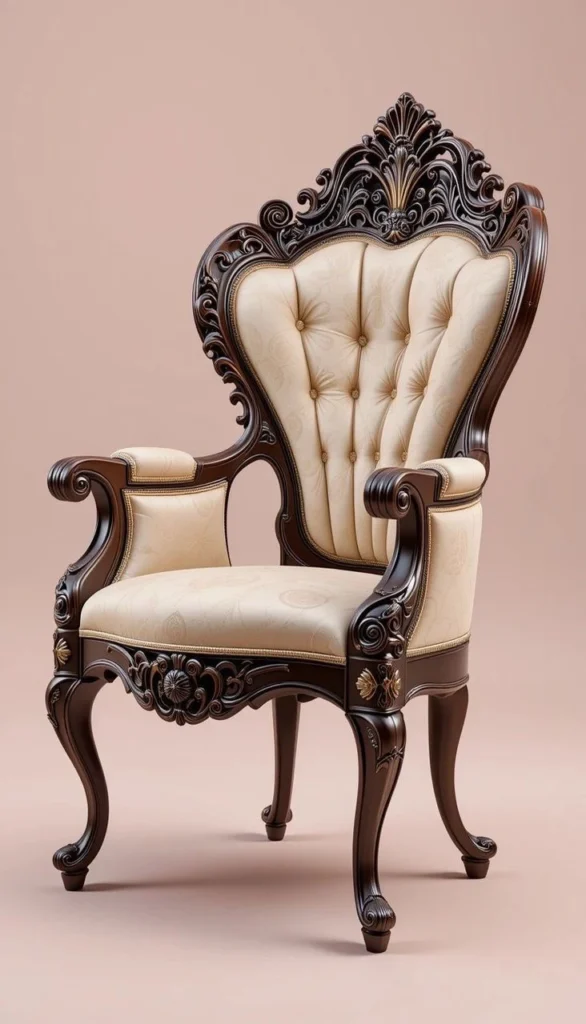 Victorian Grandeur Single Sofa Chair - FF-SS006