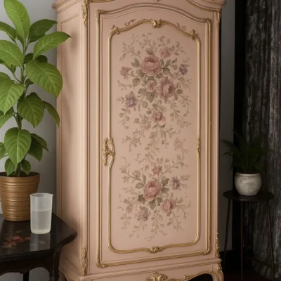 Modern Wooden Almirah | Elegant Bedroom Wardrobe & Storage Cabinet – FF-WA0014