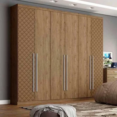 Luxury Wooden Almirah | Modern Wardrobe Design for Bedroom - FF-WA003