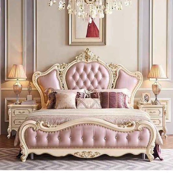 Modern Wooden Bed | Premium Solid Wood Bed – FF-WB004