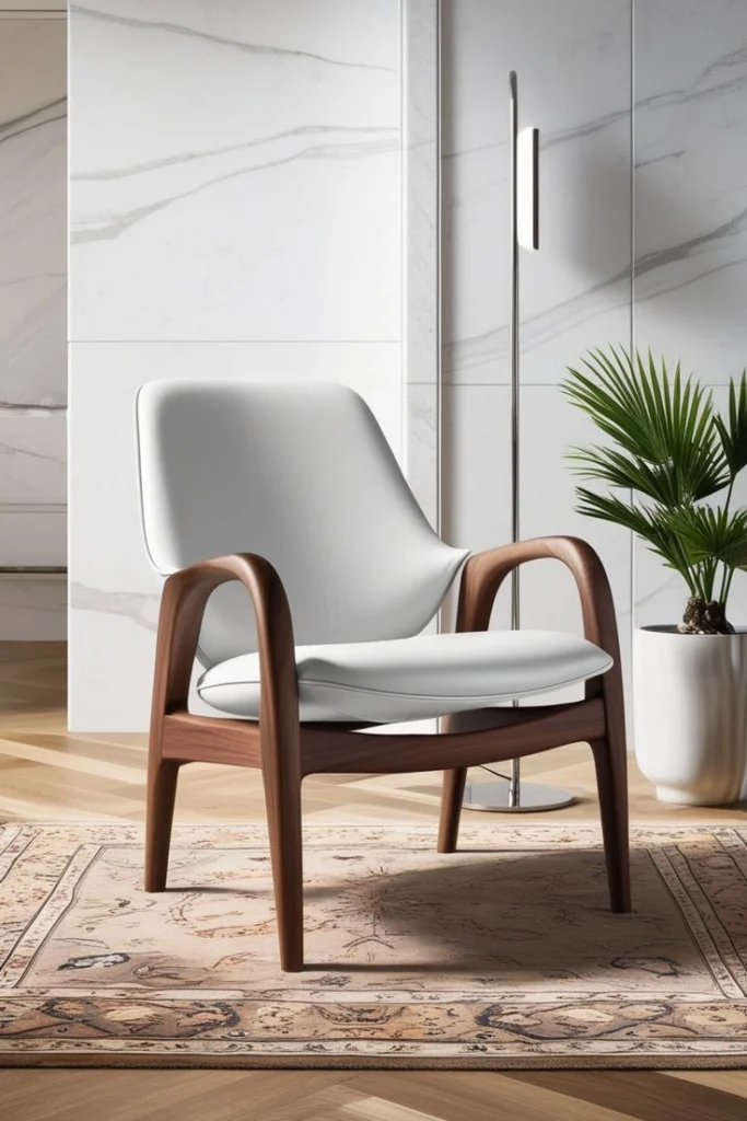 Luxury Premium Wooden Armchair - FF-WS002