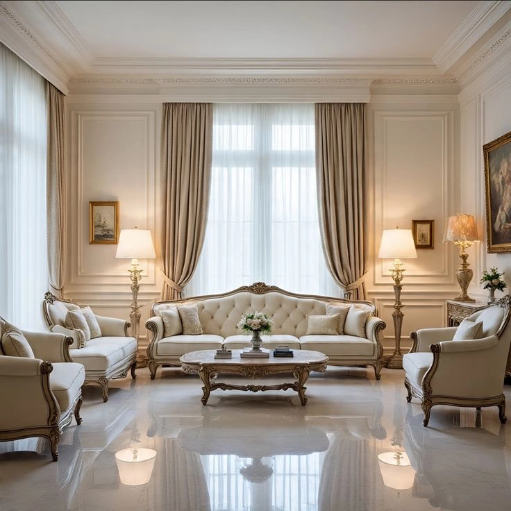 Luxury 5 Seater Round Sofa Set – FF-WS0023