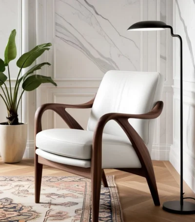 Luxury Premium Wooden Armchair - FF-WS003