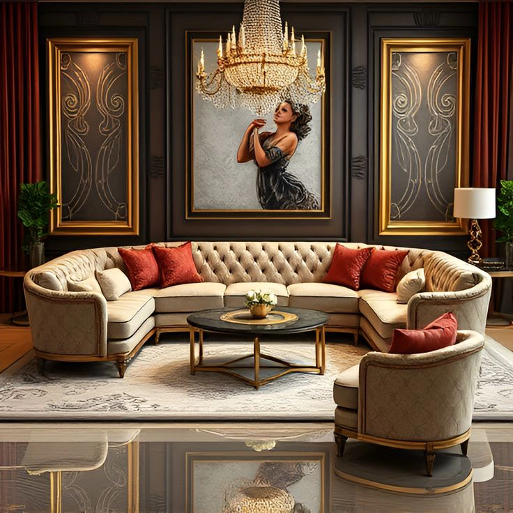 Luxury 5 Seater Sofa Set – FF-WS004