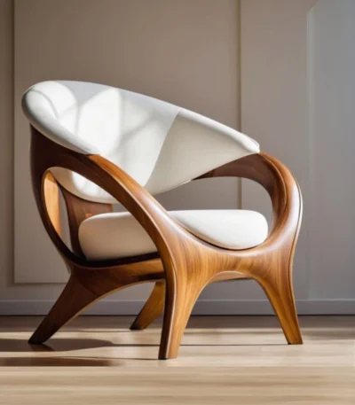 Luxury Premium Wooden Armchair - FF-WS005