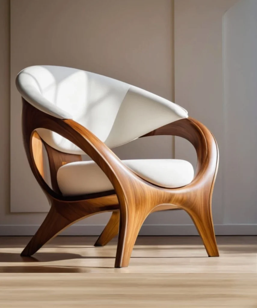 Luxury Premium Wooden Armchair - FF-WS005