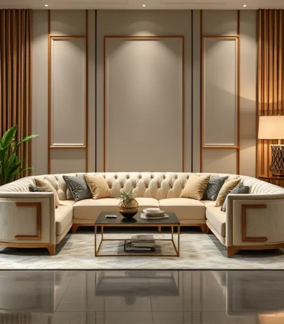 Luxury 5 Seater Sofa Set