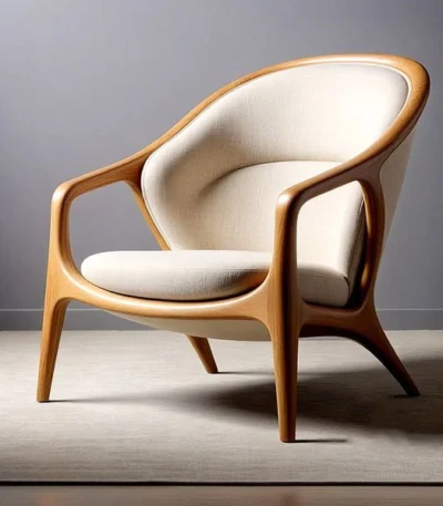 Luxury Premium Wooden Armchair - FF-WS006