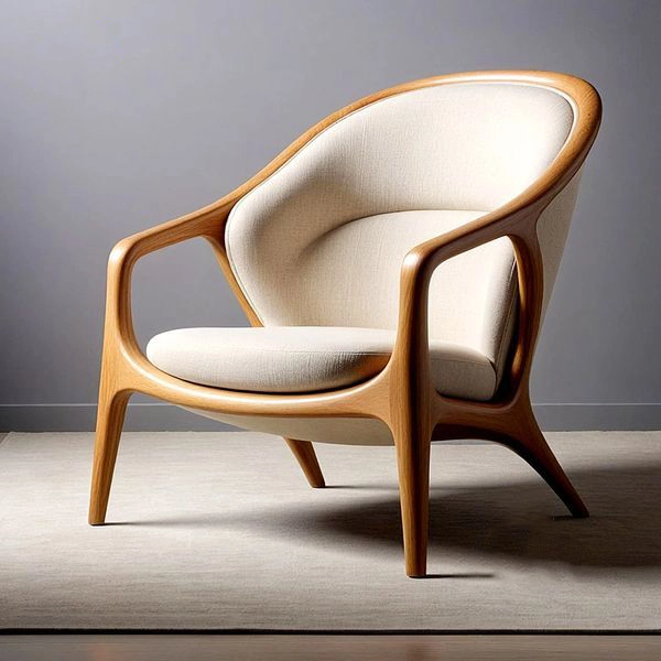 Luxury Premium Wooden Armchair - FF-WS006