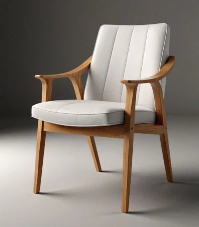 Luxury Premium Wooden Armchair - FF-WS008
