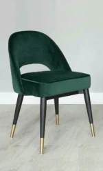 Luxury Velvet Wooden Dining & Restaurant Chairs - FF-C0012