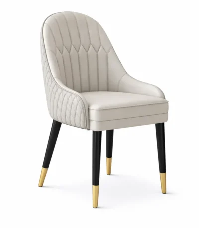 Premium Quilted Wooden Dining & Restaurant Chair - FF-C0014